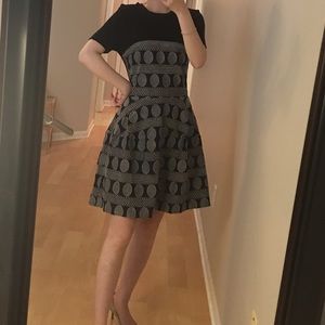 Sweater dress with embroidery bottom xs